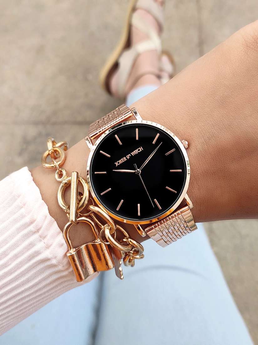Myntra rose gold watches deals