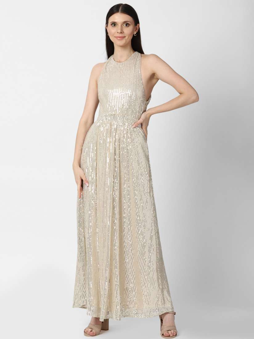 Gold maxi dress forever 21 clearance