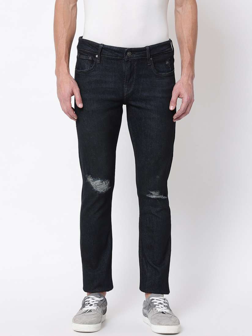 Guess ripped jeans mens online