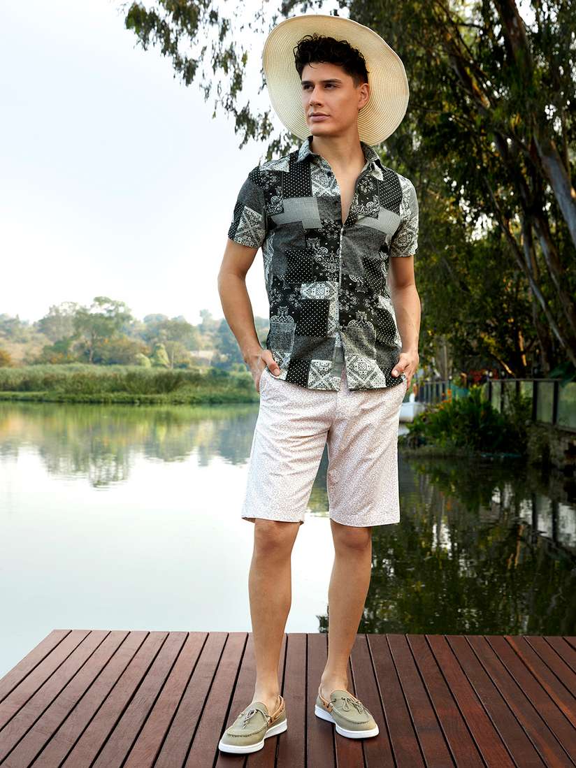 Mens Shorts White Chino Shorts For Boys Buy White Slim Fit Stretch