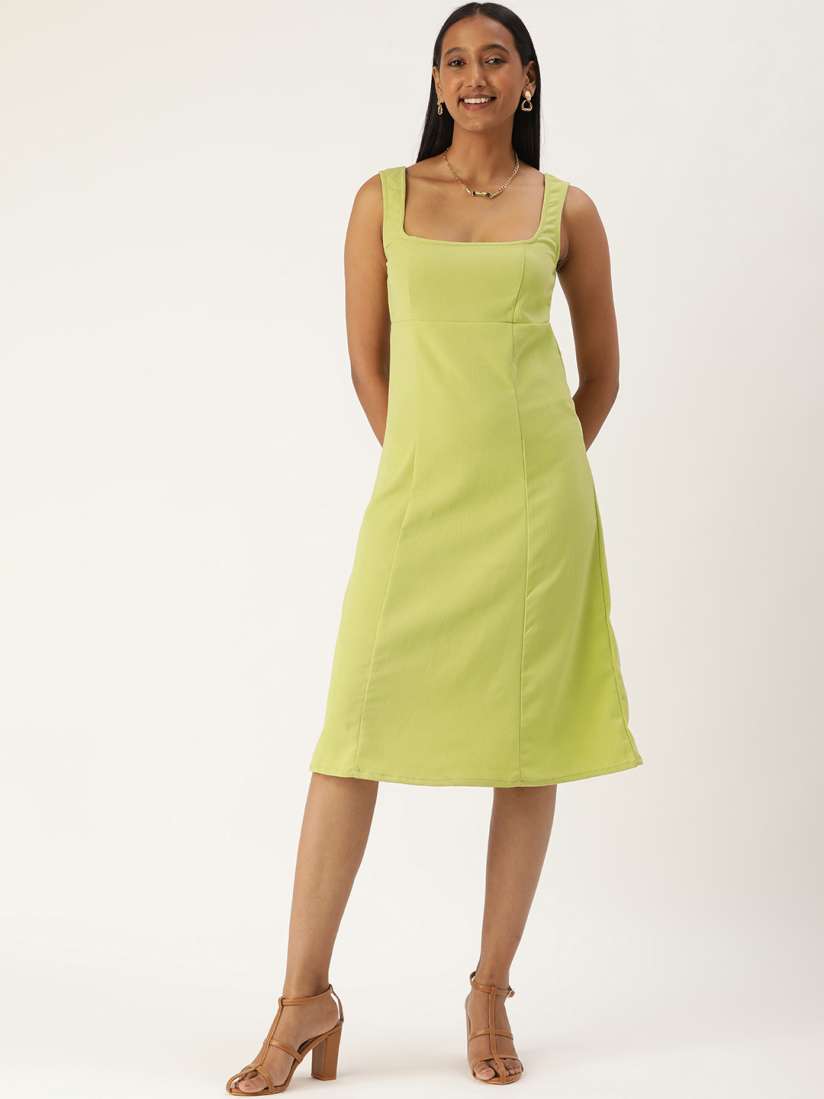 Lime green dress forever 21 hot sale