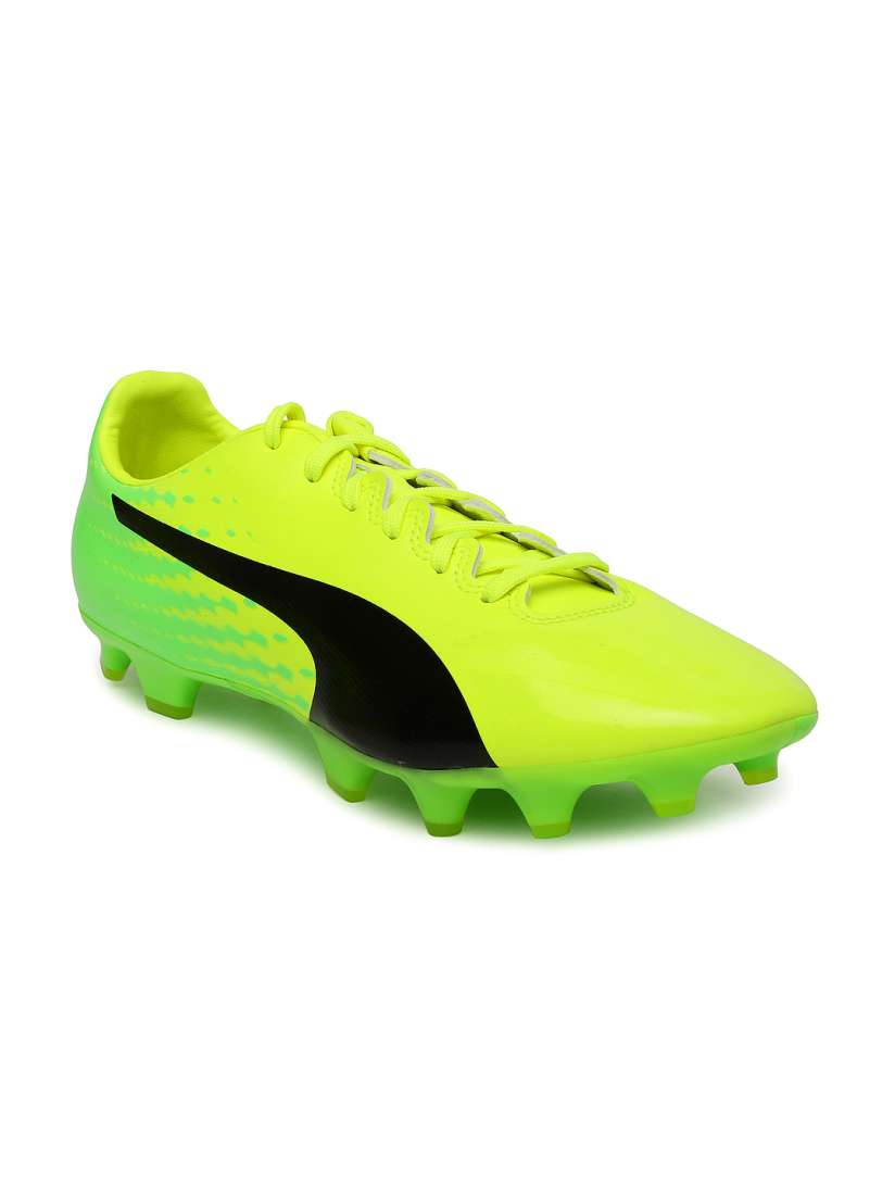 Buy Puma Men Fluorescent Green evoSPEED 17.2 FG Football Shoes Sports Shoes for Men 1823303 Myntra
