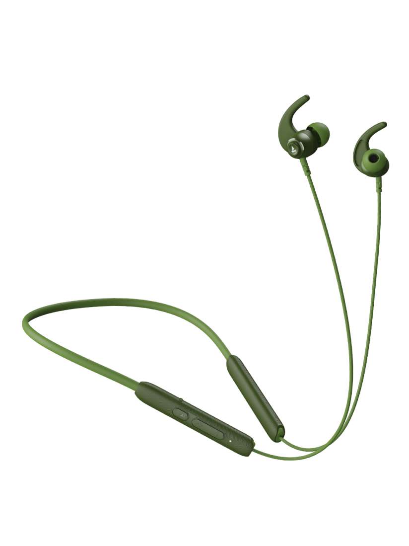 Boat green headphones on sale