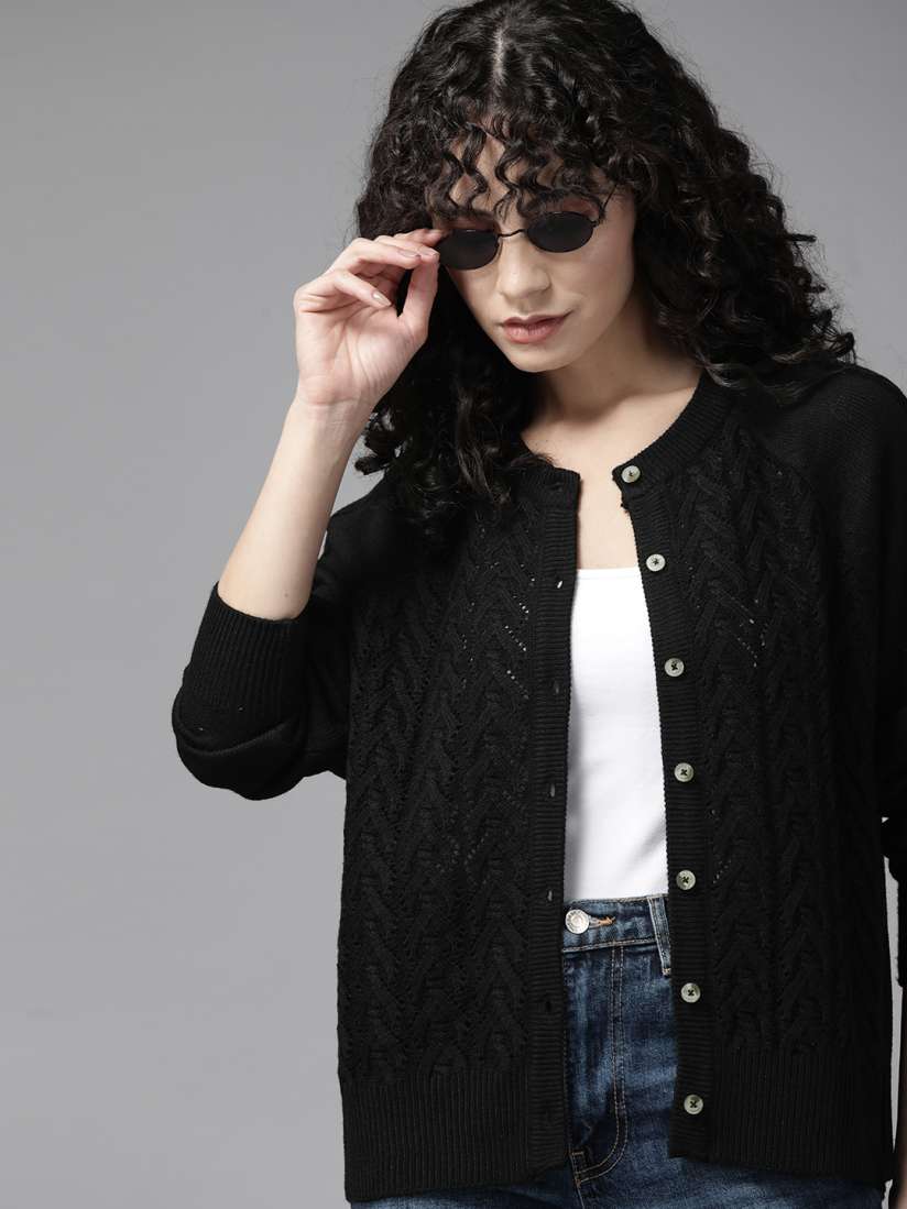 Roadster black henley sweater outlet