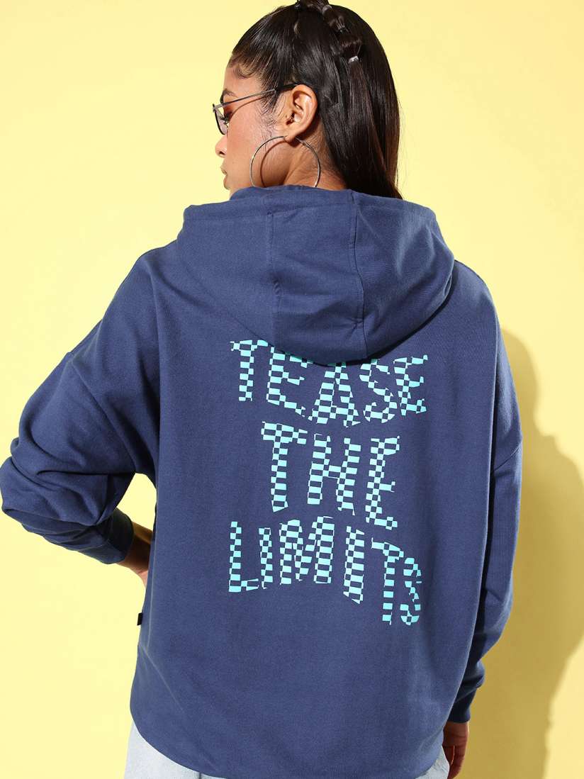 Buy The Roadster Life Co. Printed Hooded Sweatshirt Sweatshirts for Women 18241942 Myntra
