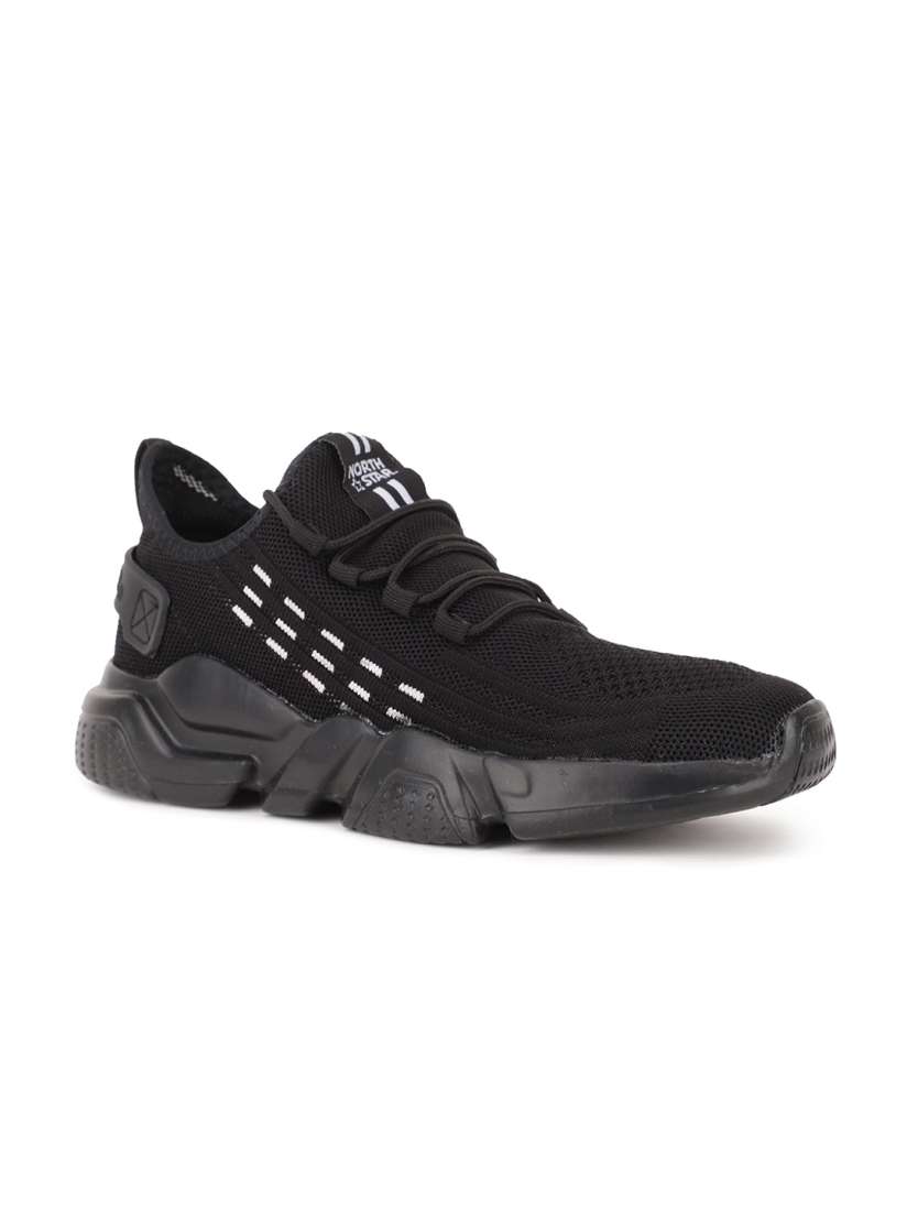 Buy North Star Men Black Woven Design Sneakers Casual Shoes for Men 18246788 Myntra