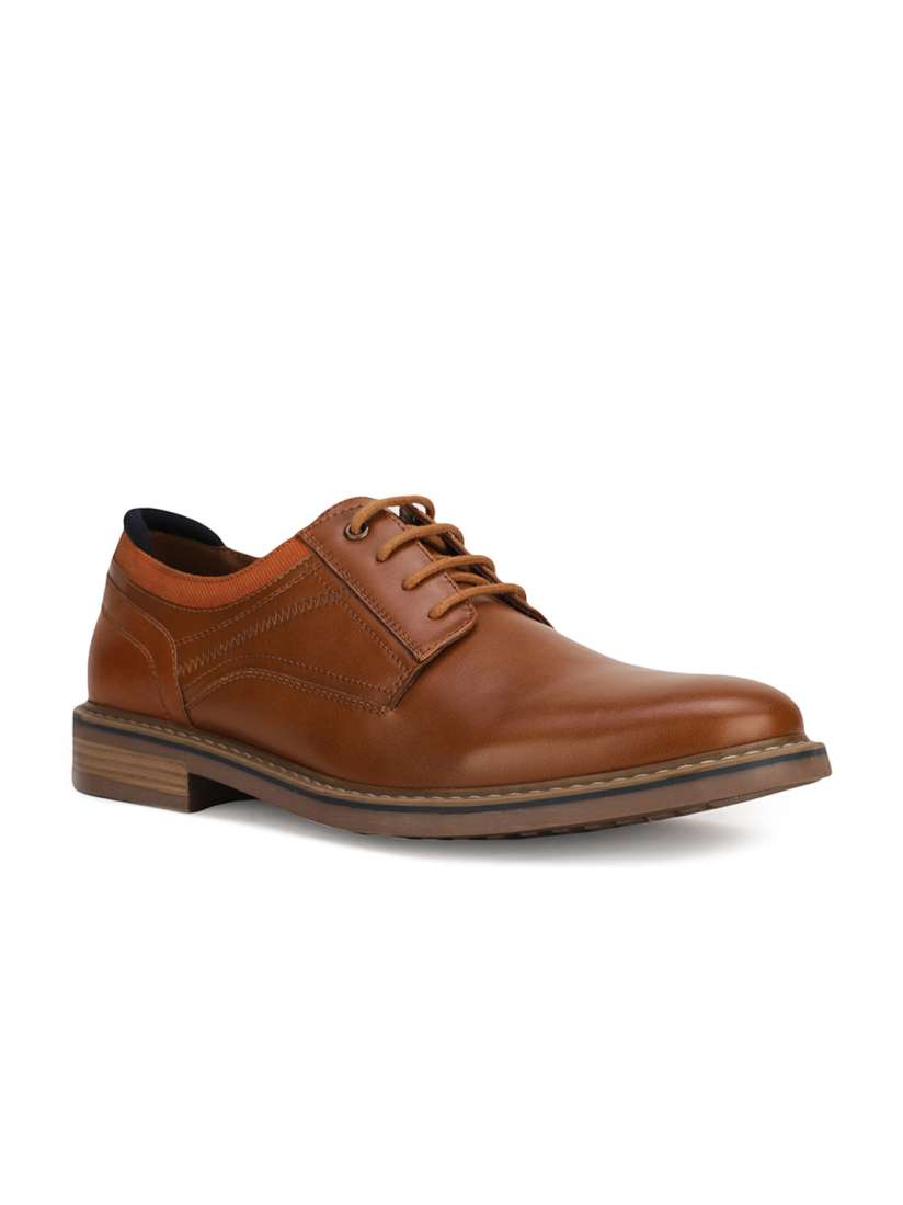 Buy Bata Men Tan Brown PU Casual Derbys Casual Shoes for Men 18250944 Myntra