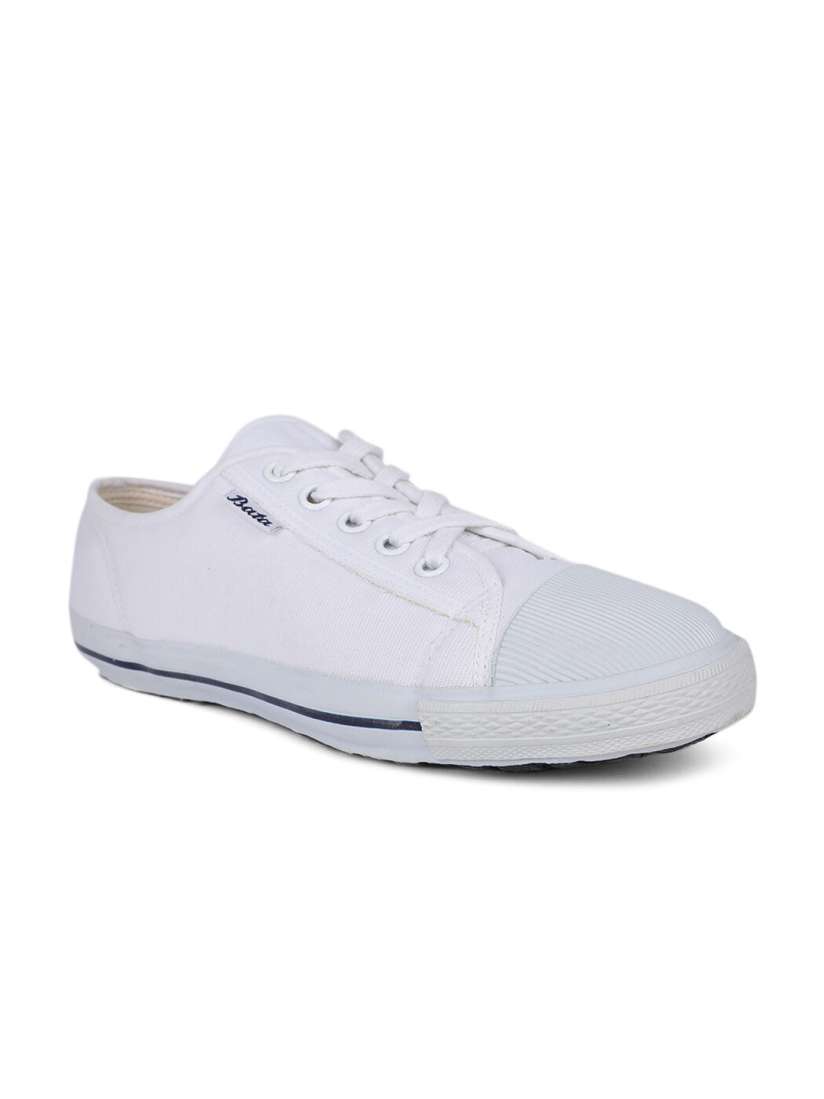 Bata white casual shoes deals