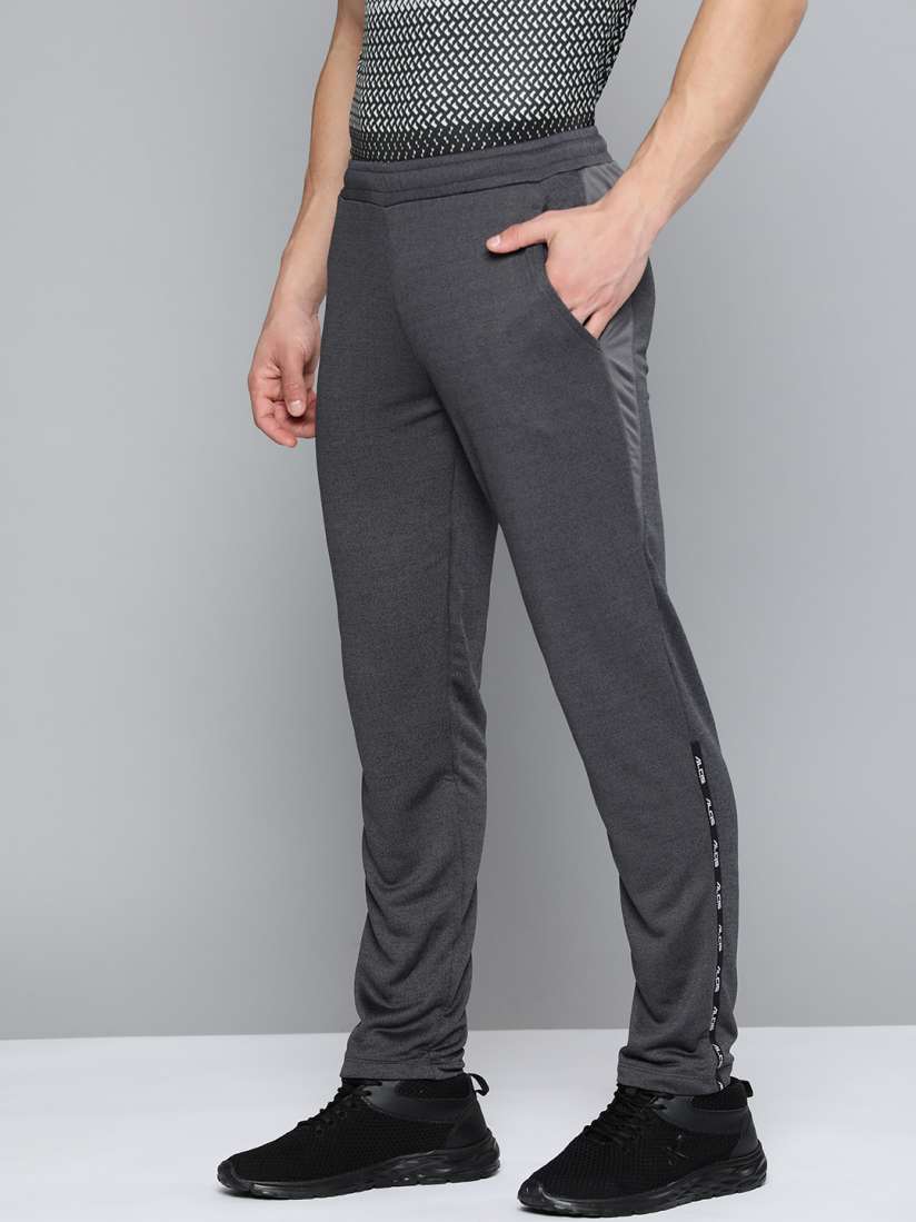 Buy Alcis Men Charcoal Grey Solid Track Pants Track Pants for Men 18255528 Myntra