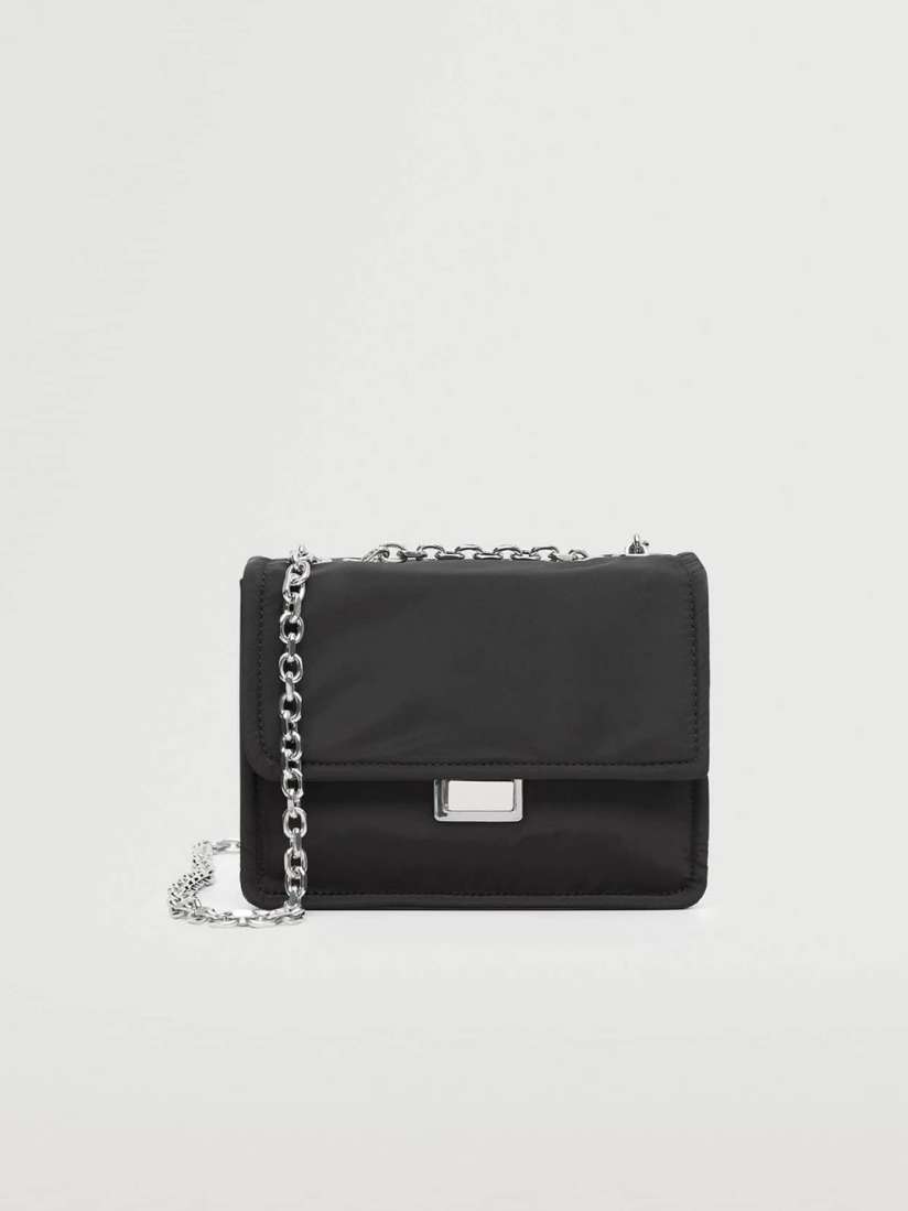 Buy MANGO Black Solid Structured Sling Bag Handbags for Women 18257602 Myntra