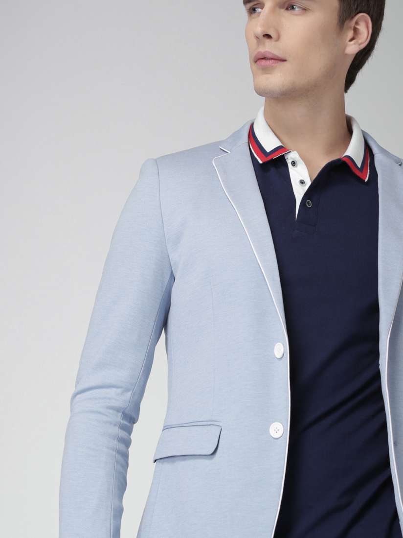 Single button blazer mens outlet