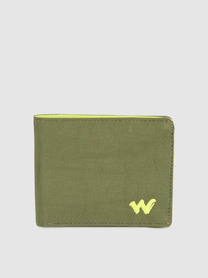 Buy Wildcraft Men Olive Green Embroidered Two Fold Wallet Wallets for Men 18264892 Myntra