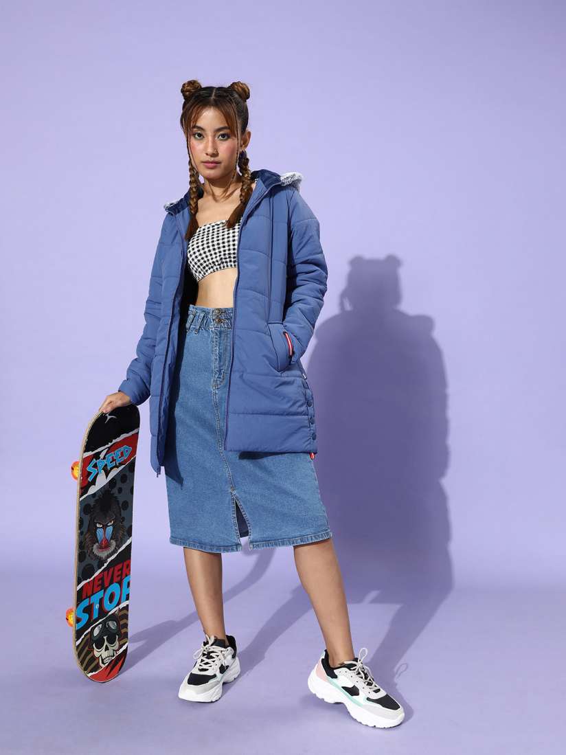 Longline fitted jacket store
