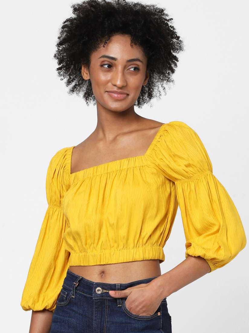 Blouson crop top shop