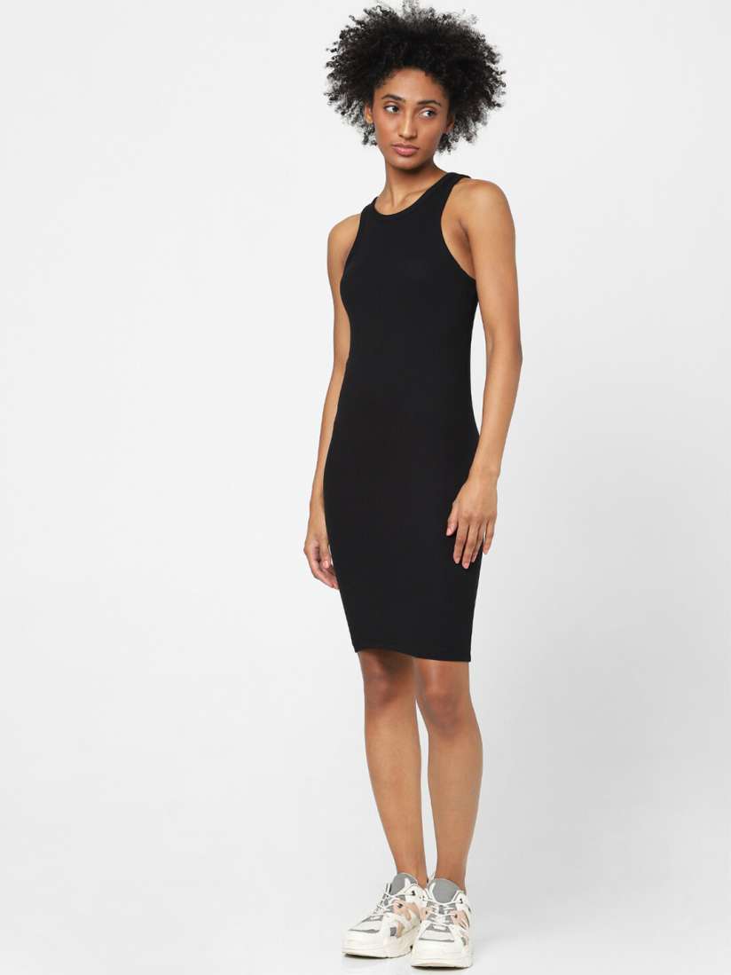 Buy ONLY Women Black Sleeveless Bodycon Dress Dresses for Women 18273432 Myntra