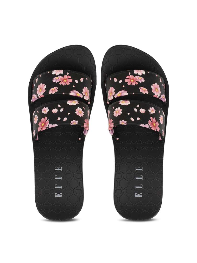 Black and pink sliders top