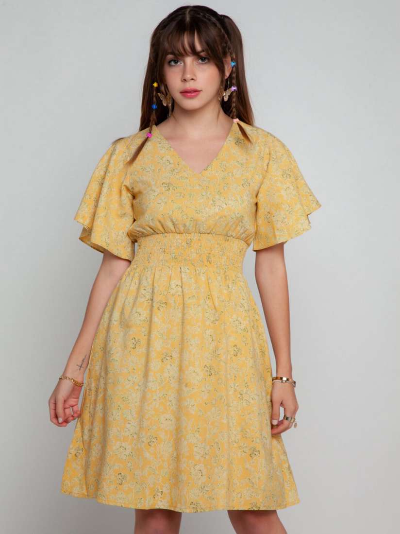 Zink london yellow dress cheap