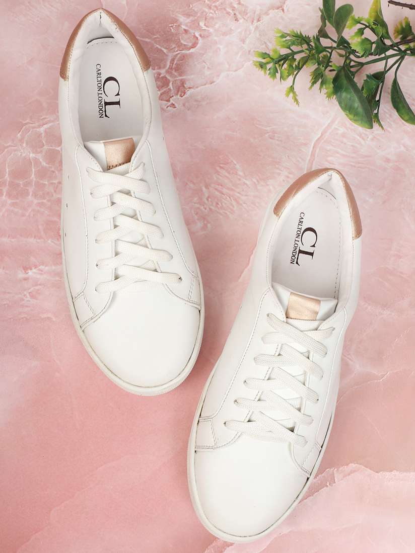 Buy Carlton London sports Women White Sneakers Casual Shoes for Women 18285046 Myntra