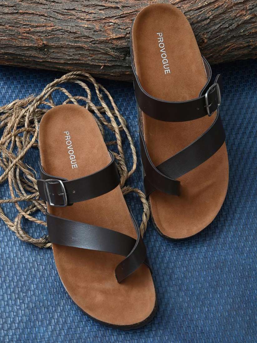 Buy Provogue Men Brown Comfort Sandals Sandals for Men 18293800 Myntra