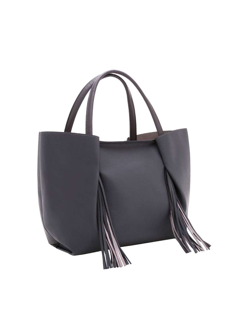 Buy Elespry Grey Tassel Shoulder Bag Handbags for Women 1829693 Myntra