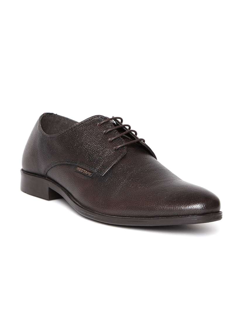 Buy Red Tape Men Coffee Brown Leather Formal Shoes Formal Shoes for Men 1831358 Myntra