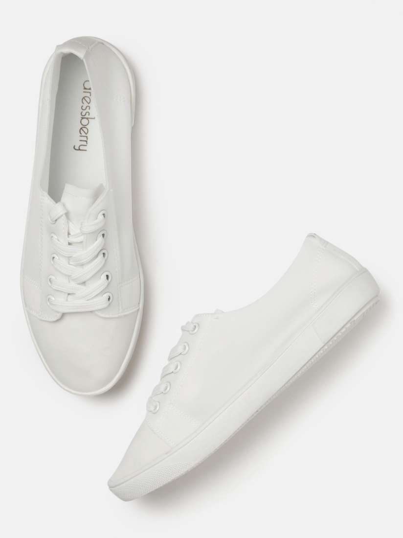Buy DressBerry Women White Sneakers Casual Shoes for Women 1831526 Myntra