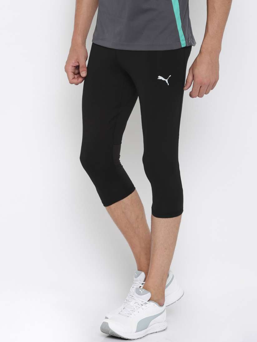 Buy Puma Men Black Speed 3 4 Compression Tights Tights for Men 1831658 Myntra