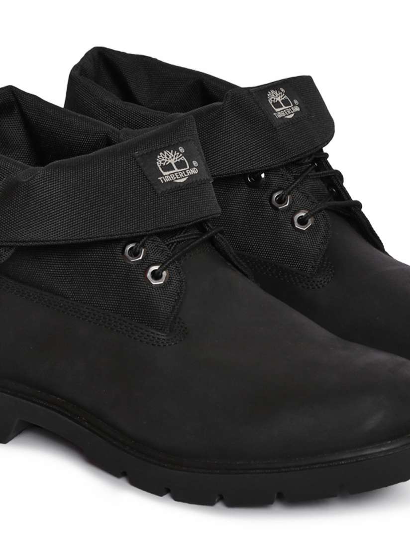 Solid black timberlands new arrivals