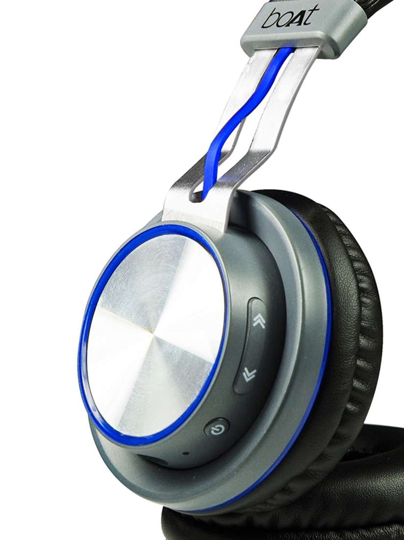 Buy boAt Black Blue Rockerz 390 Bluetooth Wireless Headphone Headphones for Unisex 1832184 Myntra