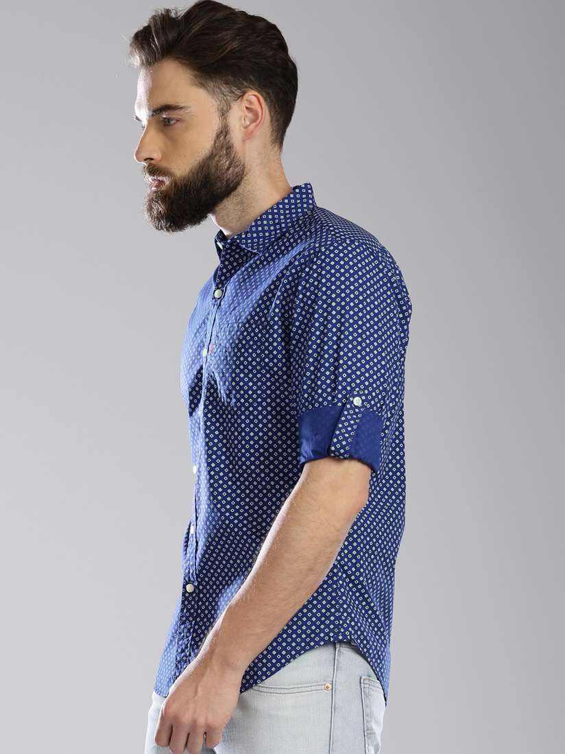 Polo Shirt Blue Levis Levis Polka Dot Shirt Levis Men Blue Slim