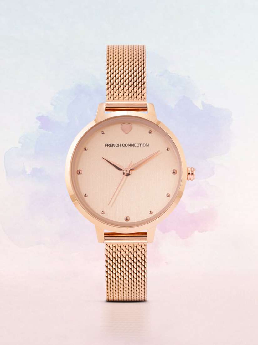 Buy French Connection Women Rose Gold Analogue Watch FCN00018A Watches for Women 18332590 Myntra