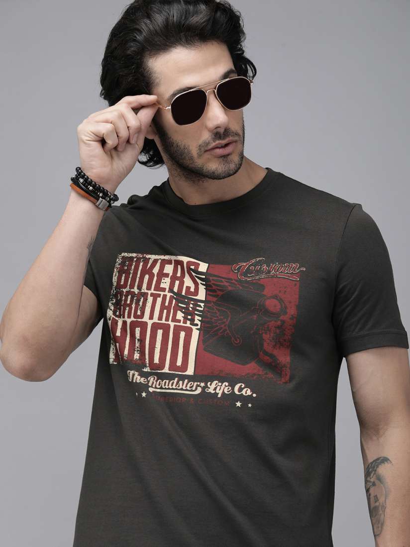 Myntra roadster t shirts hot sale