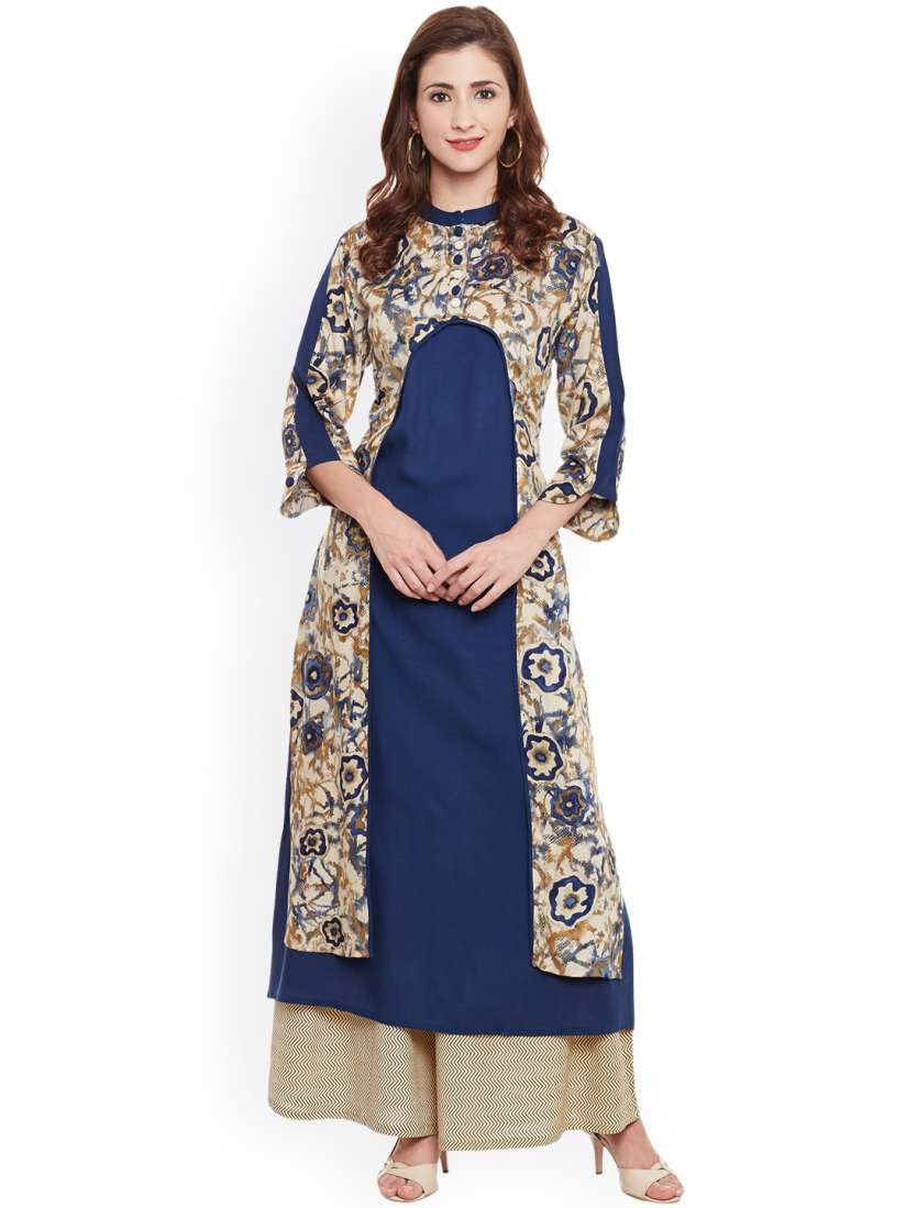 Floor length kurtis myntra sales