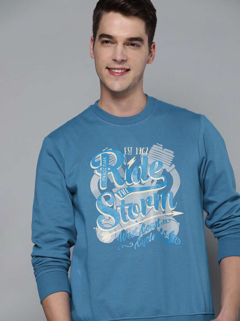 Printed sweatshirt for men best sale