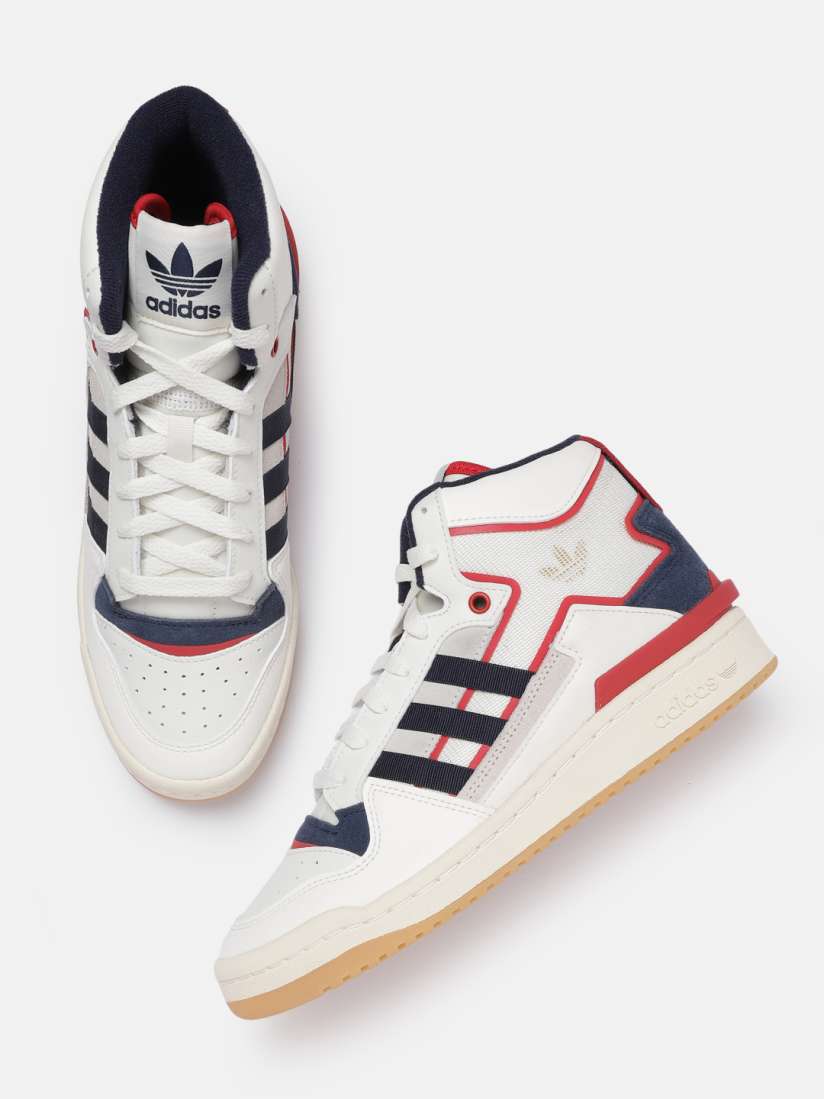 Buy ADIDAS Originals Men White Perforated Forum Exhibit Mid 2 Sneakers Casual Shoes for Men 18372886 Myntra