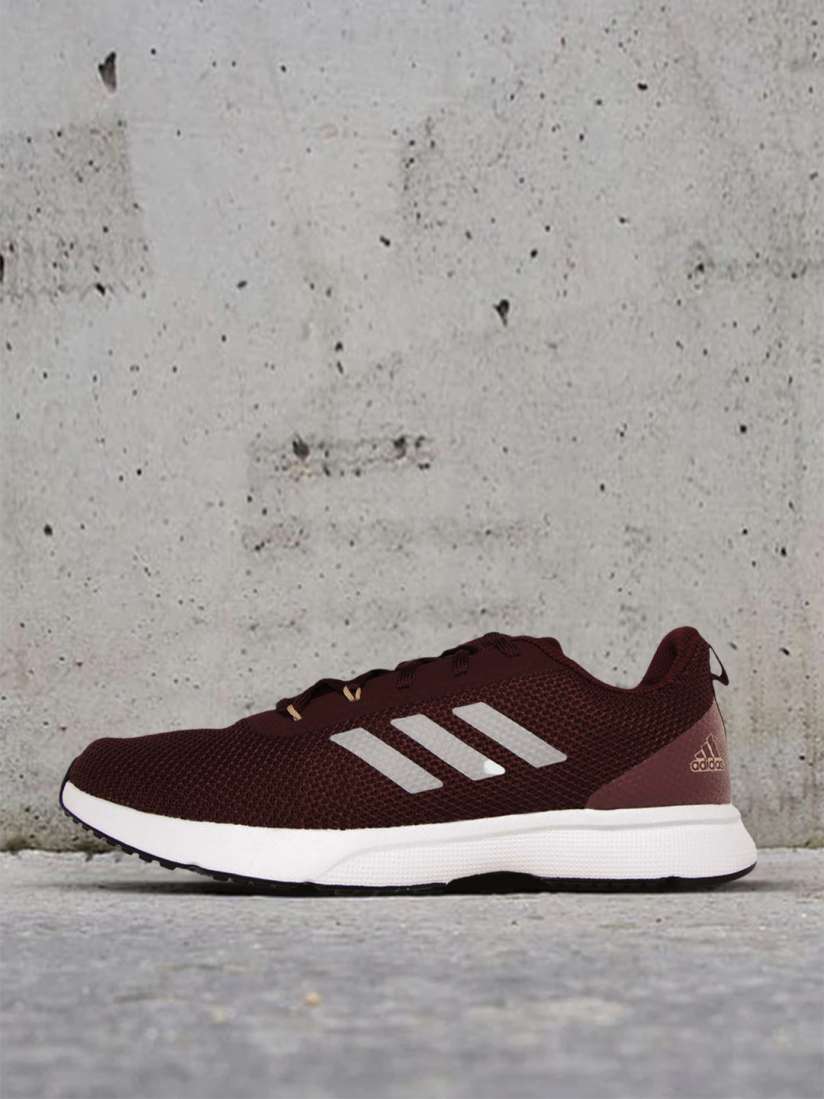 Buy ADIDAS Men Burgundy Grey Woven Design Glowrun Reflective Running Shoes Sports Shoes for Men 18373532 Myntra