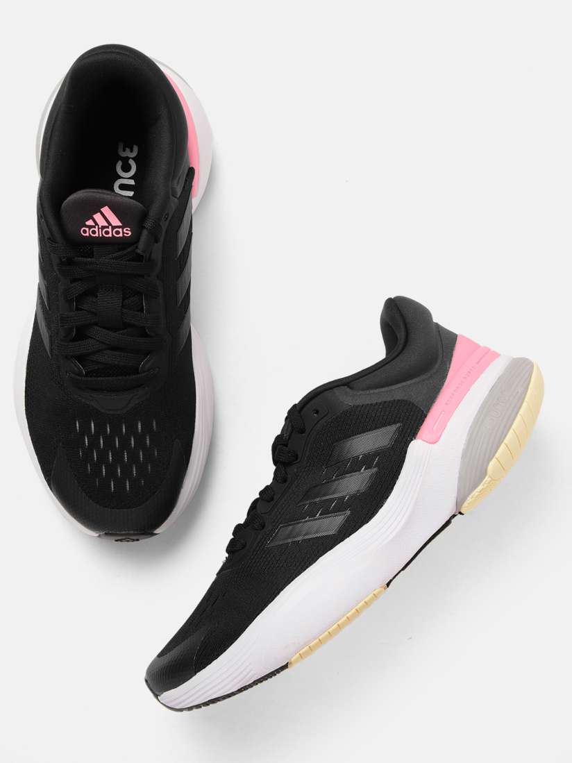 Buy ADIDAS Women Black Woven Design Response Super 3.0 Running Shoes Sports Shoes for Women 18374498 Myntra