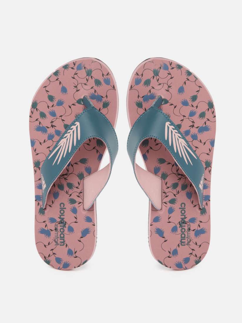 Adidas floral flip flops on sale