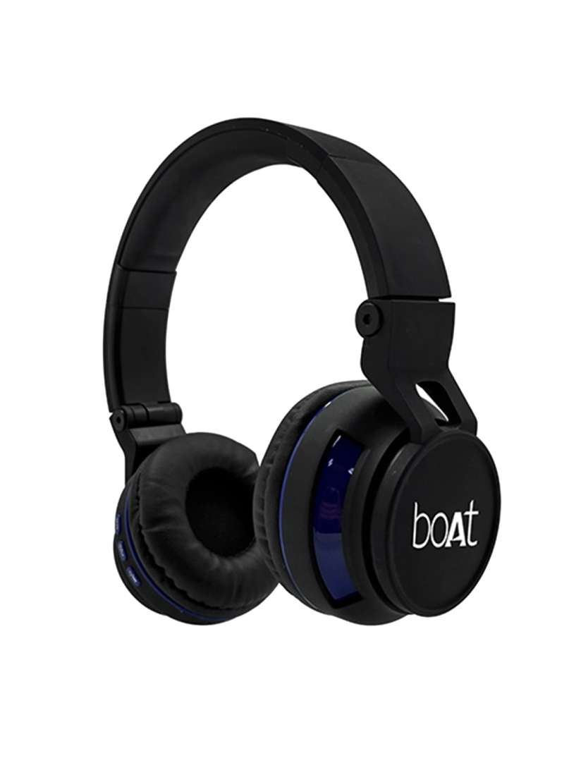 Buy boAt Black Blue Rockerz 350 Wireless Headphones with Mic Headphones for Unisex 1838598 Myntra