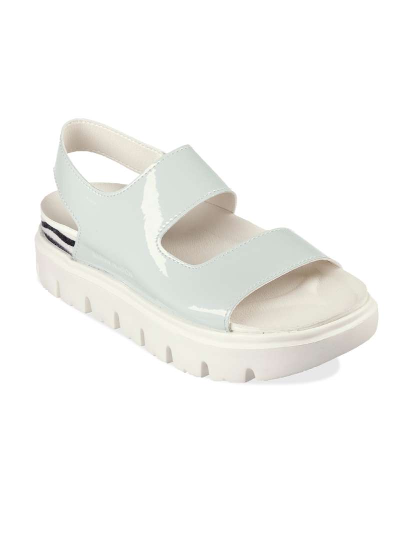 Buy Skechers Green Cream Coloured Flatform Sandals Heels for Women 18388654 Myntra