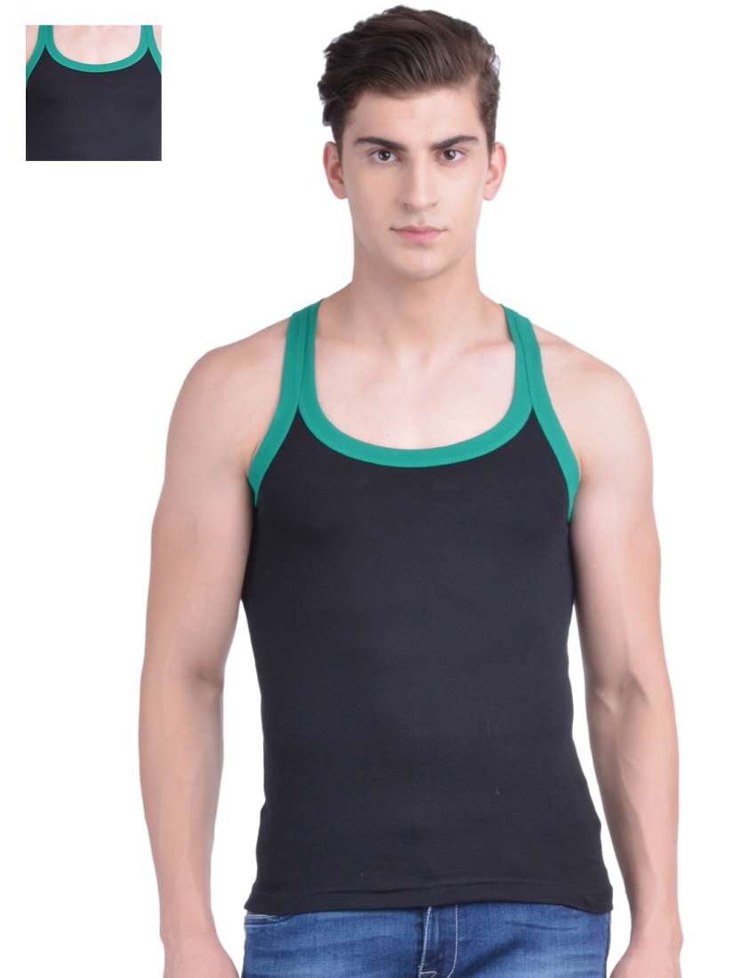 Buy Dollar Bigboss Men Solid Pack of 2 Premium Cotton Racerback Styled Gym Vest Innerwear Vests for Men 1839442 Myntra