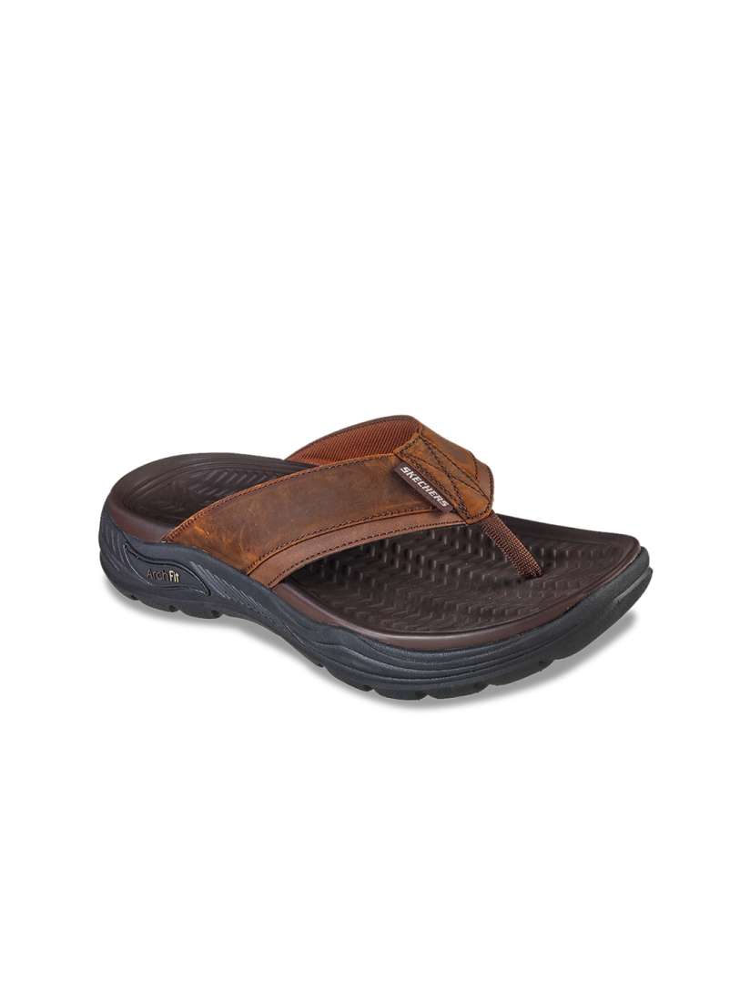 Buy Skechers Men Brown Comfort Sandals Sandals for Men 18396676 Myntra