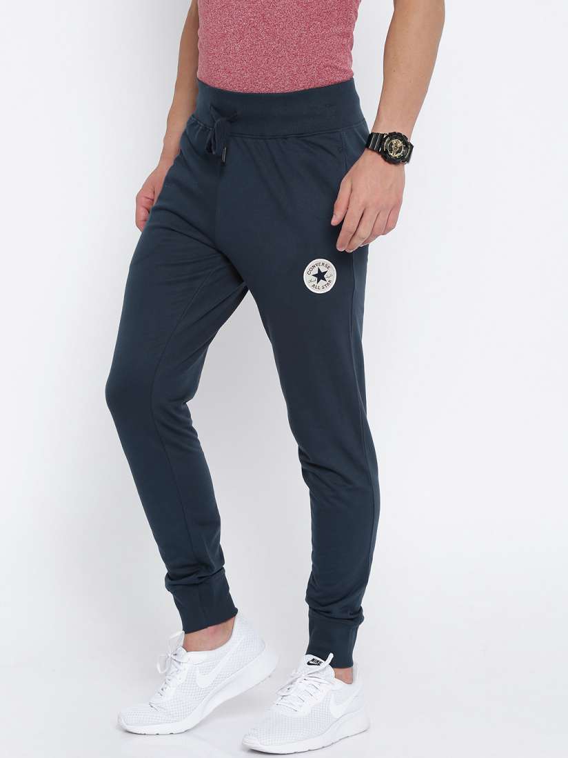 Converse navy joggers sales