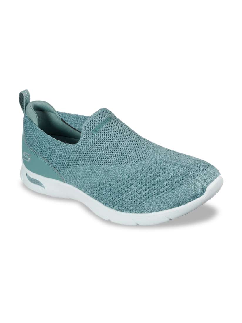 Womens green skechers top
