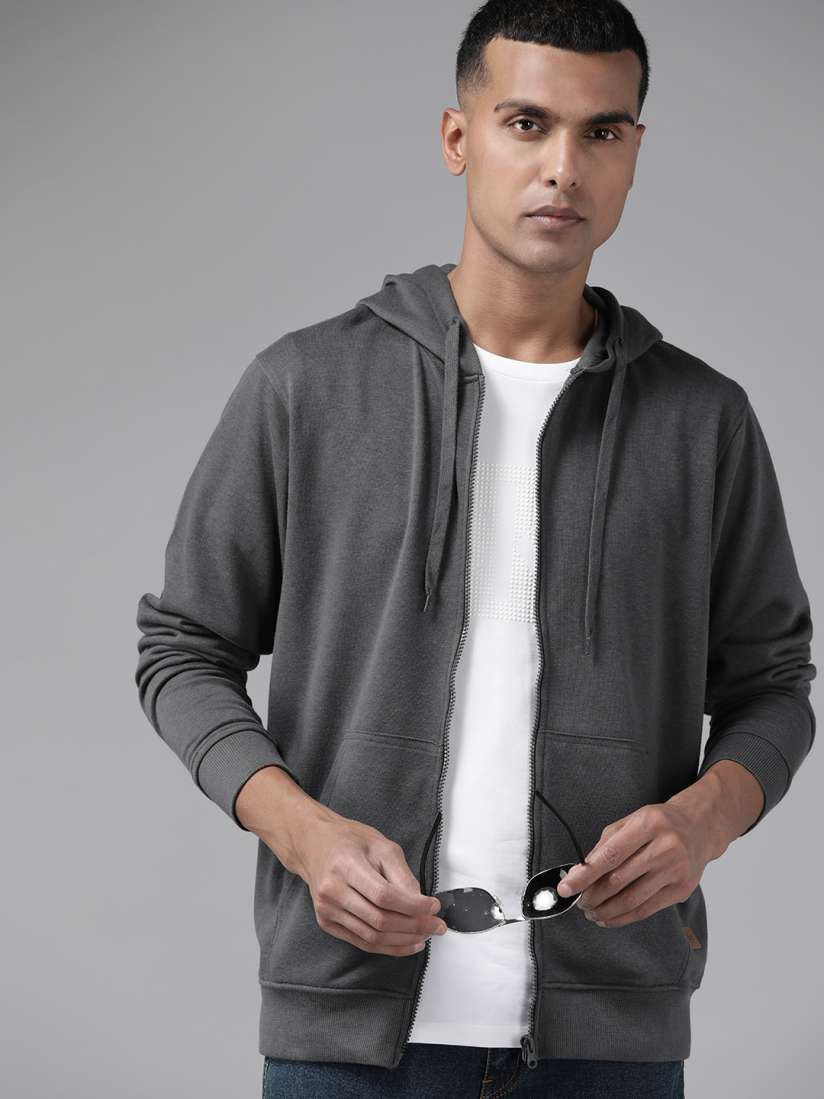 Buy The Roadster Lifestyle Co. Men Hooded Sweatshirt Sweatshirts for Men 18407438 Myntra