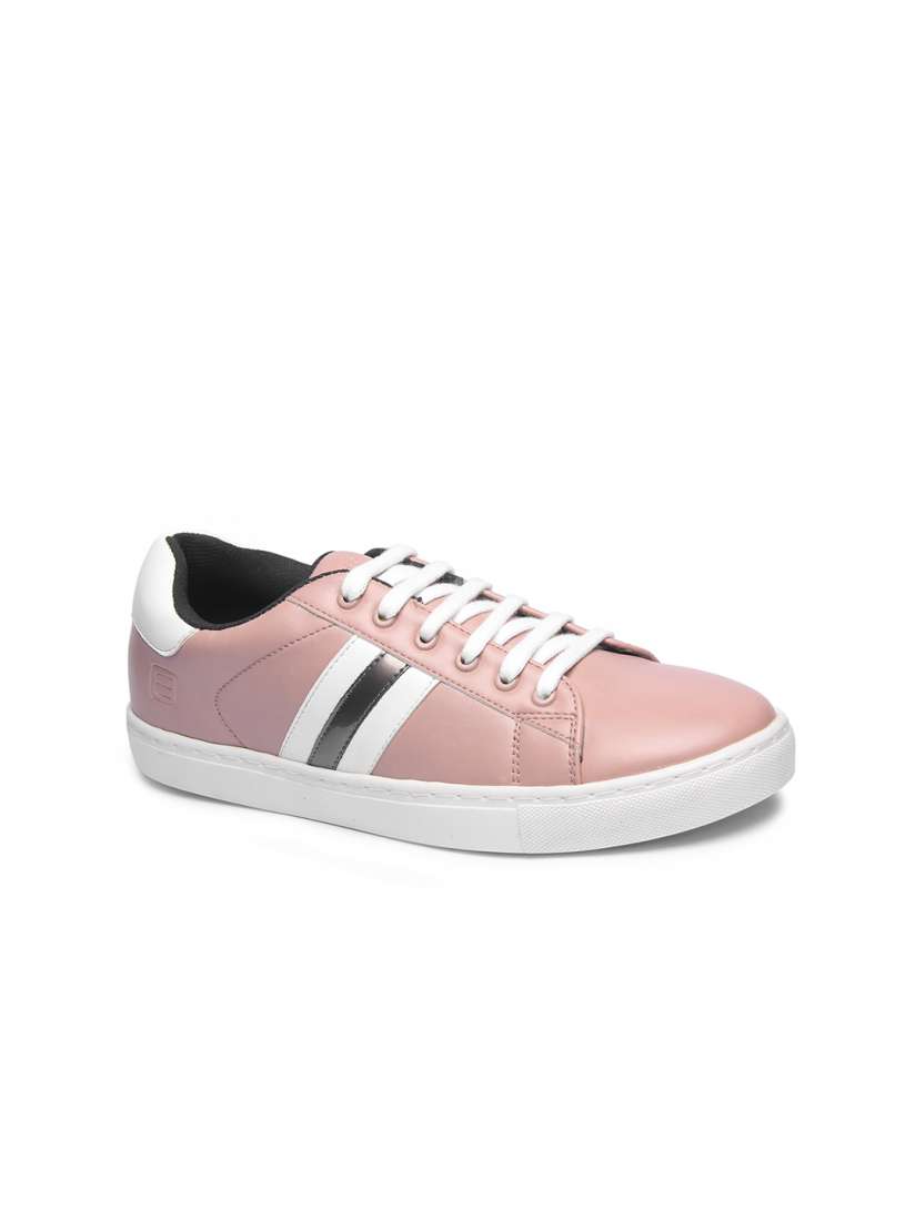 Buy Lancer Women Pink Striped Waterproof Lined Sneakers Casual Shoes for Women 18409954 Myntra