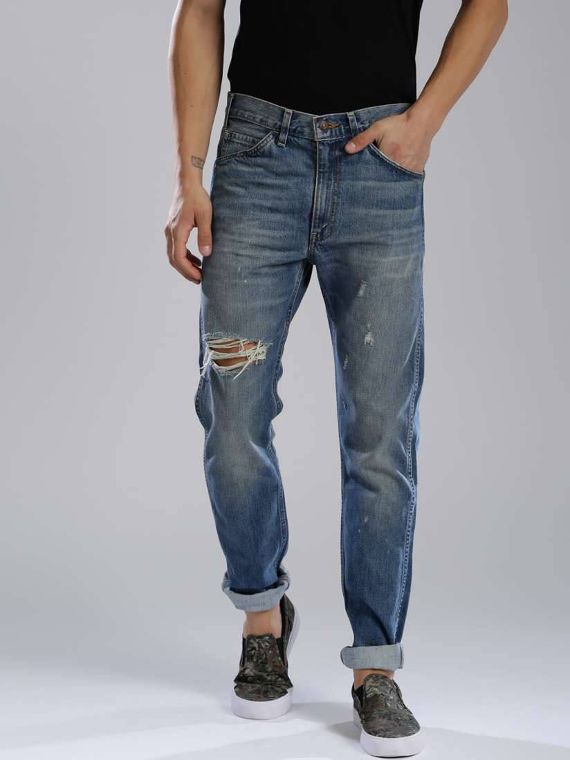 Buy Levis Men Blue 1969 606 Slim Tapered Fit Jeans Jeans for Men 1841033 Myntra