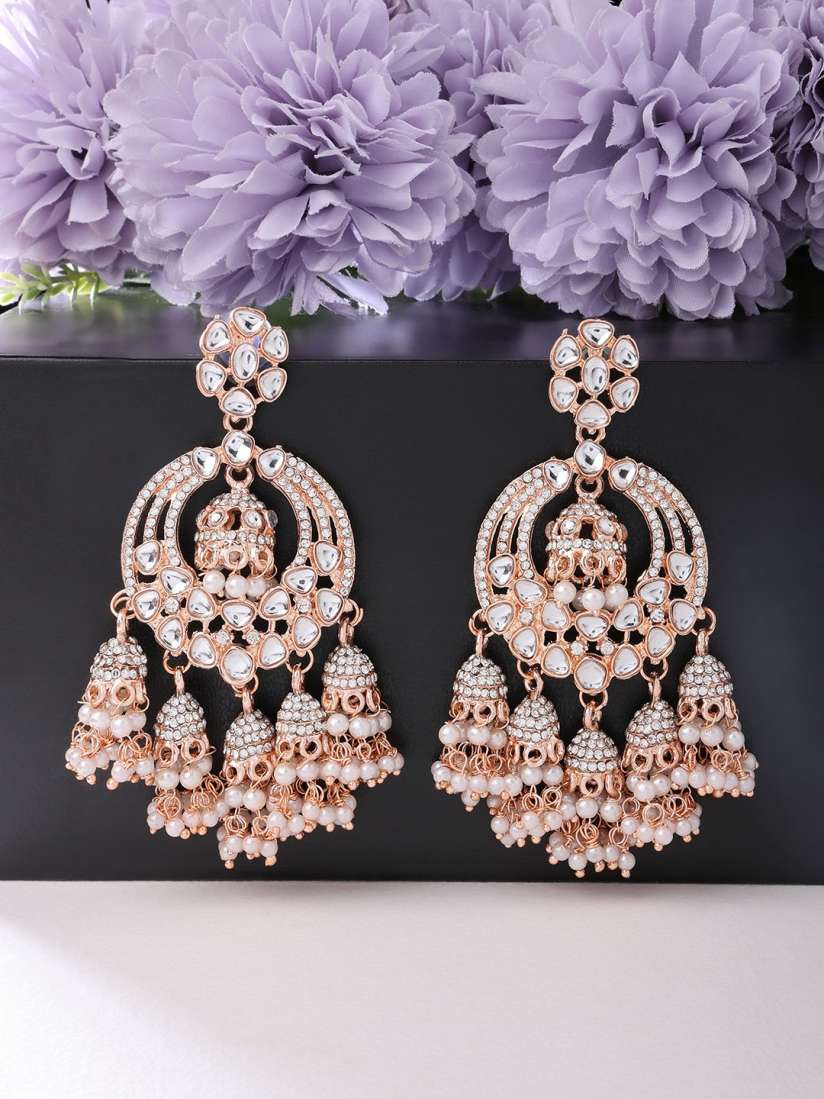 Zaveri pearls earrings myntra on sale