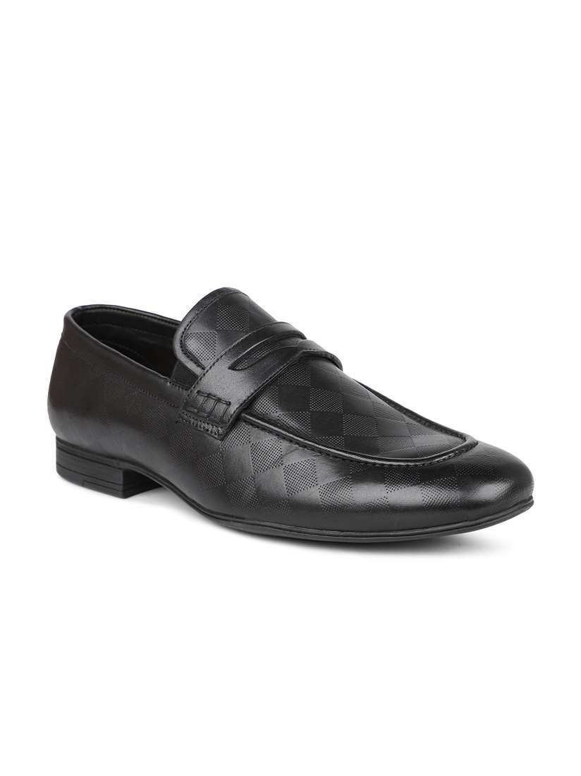 Formal Shoes Loafers For Men Under Buy ATESBER By Men Black Solid