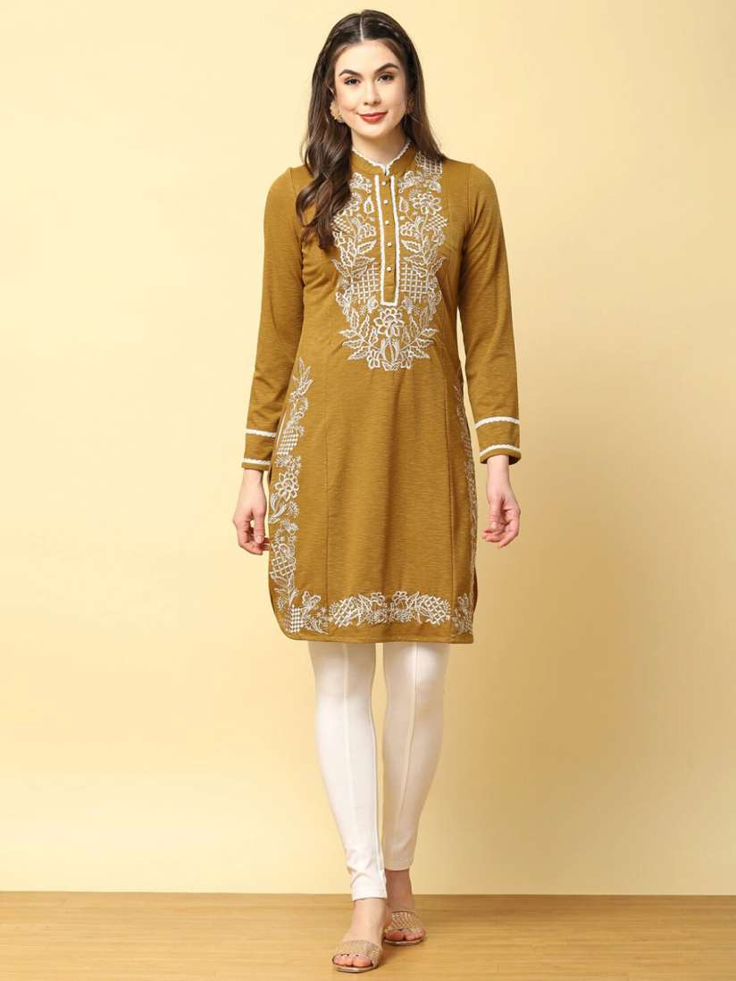 Myntra woolen kurti deals